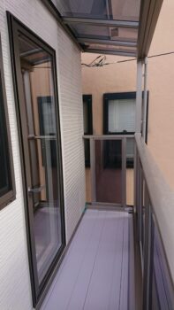 葛飾区耐震補強フルリフォームM様邸 バルコニー完成🏡