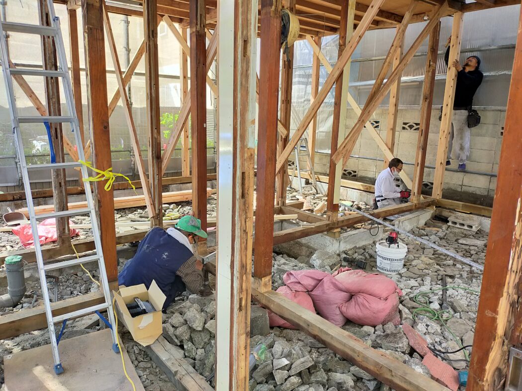墨田区耐震リフォームK様邸 工事進捗🏡