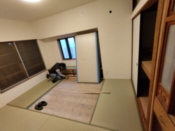 江戸川区平屋一戸建てリフォームS様邸  畳納品👷