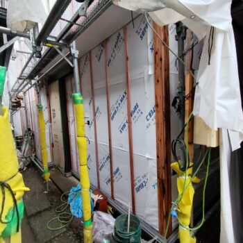 江戸川区 スケルトンリフォームK様邸  外壁工事🏠