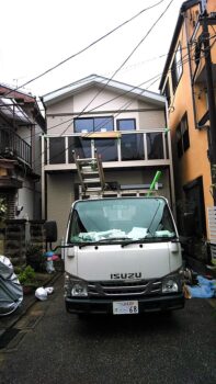 葛飾区耐震補強フルリフォームM様邸 バルコニー🏡